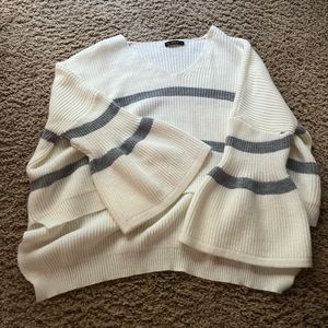 SHEIN Knit Tiered Sweater